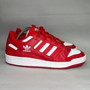 Adidas Forum Shoes Men's Size 12 Scarlet Red Low Classic Retro Athletic Sneakers